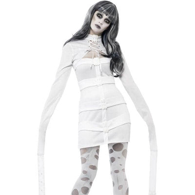 Sexy Straitjacket Costume Adult White_1