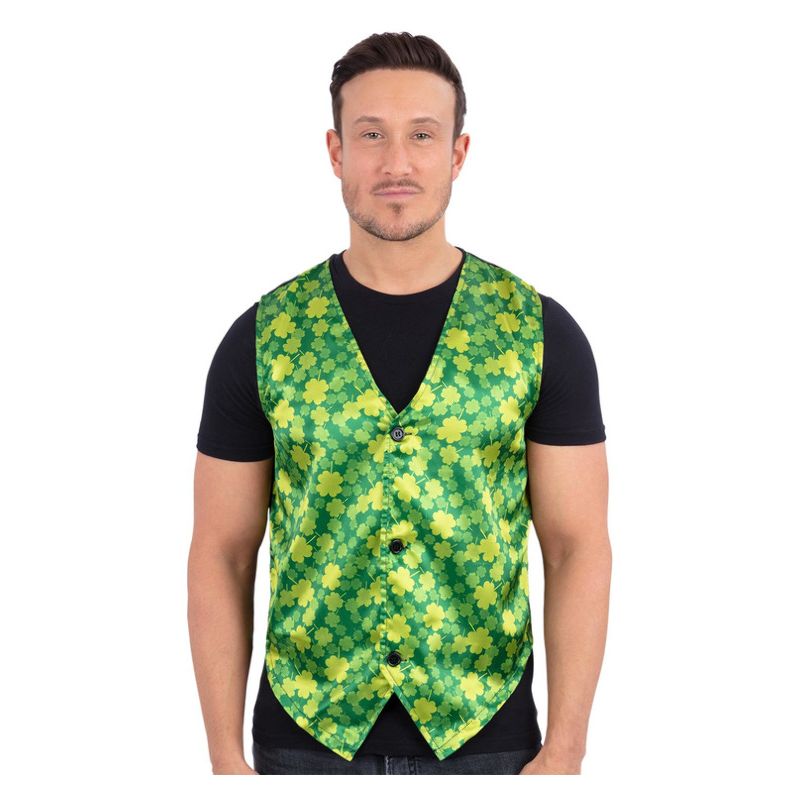 Shamrock Waistcoat Adult_1