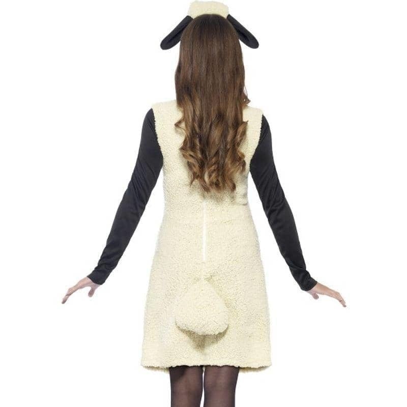 Shaun The Sheep Costume Womens Adult White Dress_2