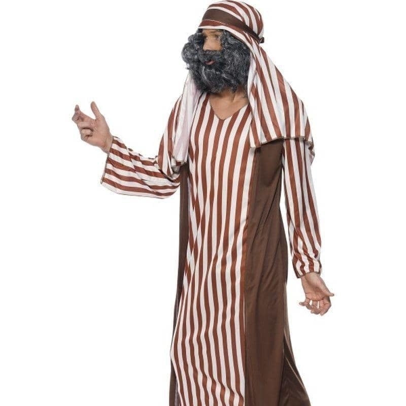 Shepherd Costume Adult Brown White_3