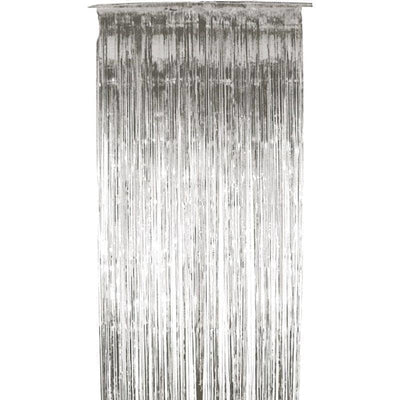 Shimmer Curtain Adult Silver 91cm By 244cm_1