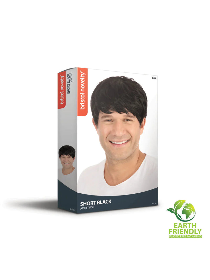 Size Chart Short Black Male Wig