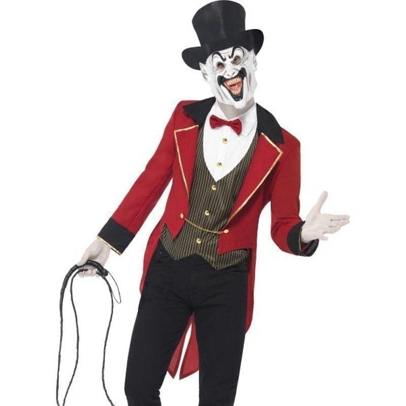 Sinister Ringmaster Costume Adult Red Black_1