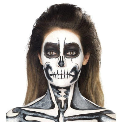 Skeleton Liquid Latex Kit Adult Black_1