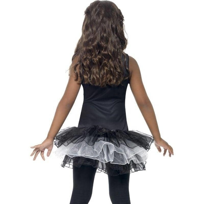 Skeleton Tutu Costume Kids Black White_2