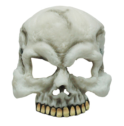 Skull Mask Half Face White Glow in Dark_1