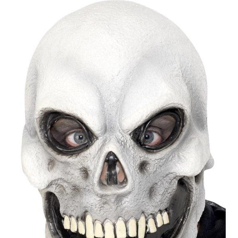 Skull Overhead Mask Adult White_1