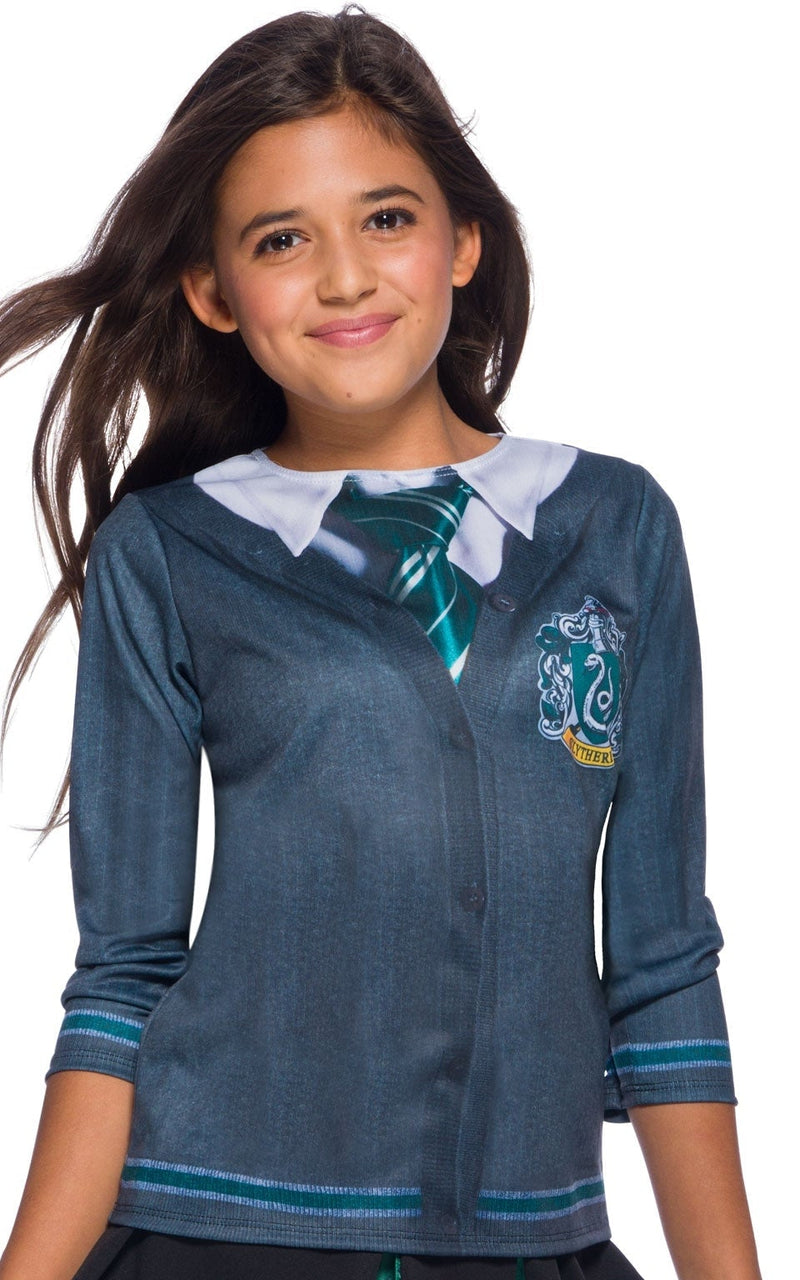 Slytherin Costume Top Kids Costume Jumper_1