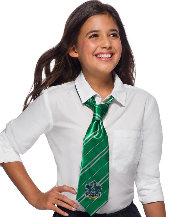 Slytherin Neck Tie Harry Potter Hogwarts_2