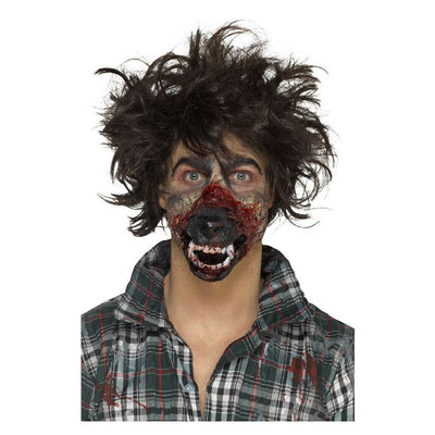 Smiffys Make-Up FX Foam Latex Werewolf Brown Adult_1