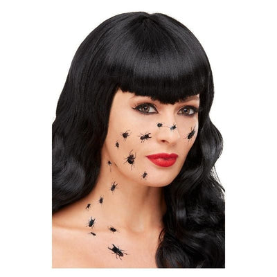 Smiffys Makeup FX Creepy Bug Transfers Black_1