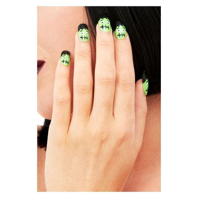 Smiffys Makeup FX Frankenstein Nails Green_1