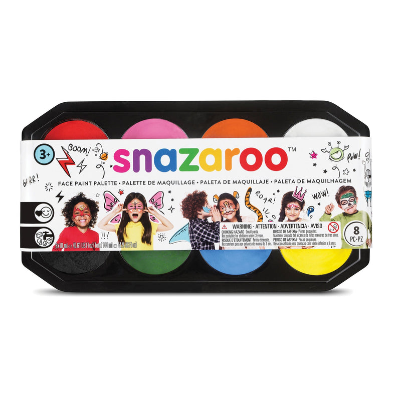 Snazaroo 18ml Palette Make Up Stage Face Paint Kit_1