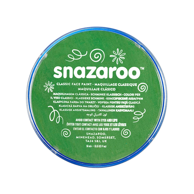 Snazaroo Grass Green 18ml Tubs Make Up 5 Pack_1