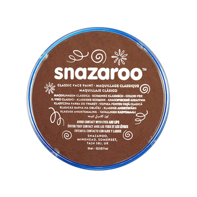 Snazaroo Tub Light Brown Face Body Paint Make Up_1