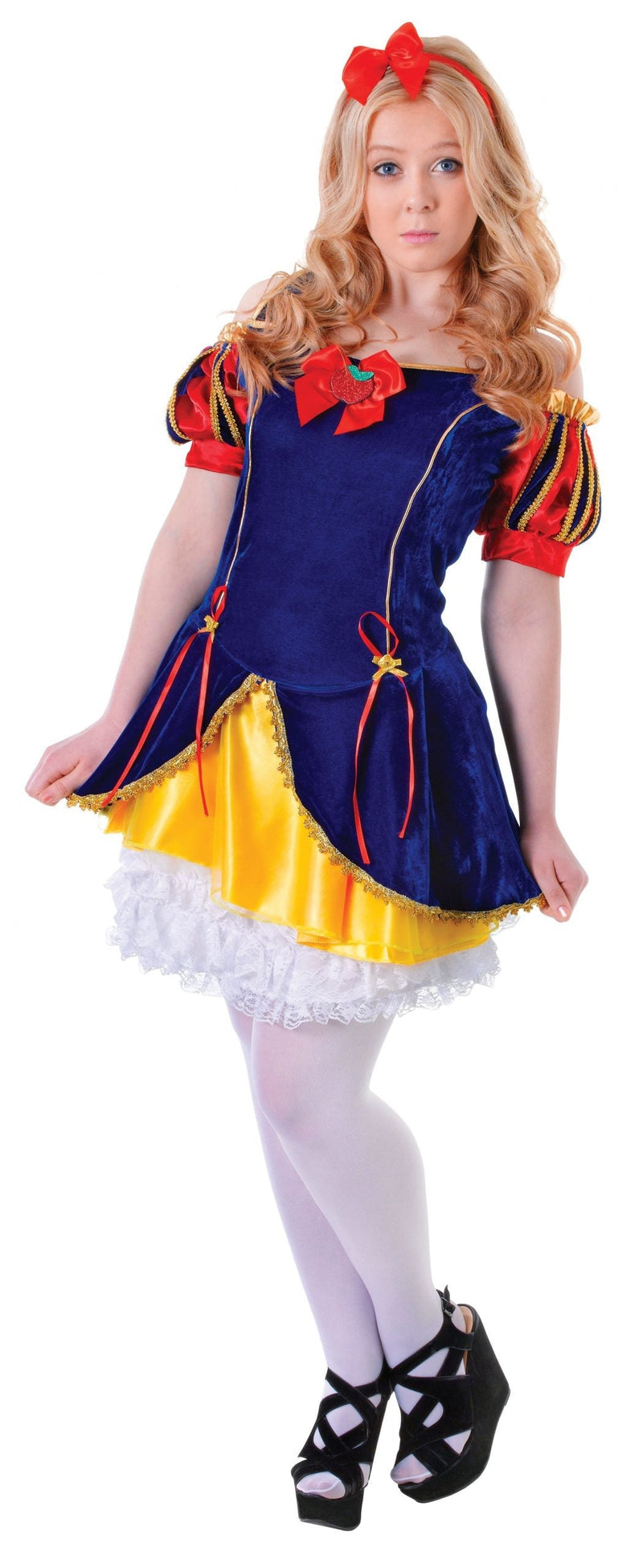 Snow Beauty Teen Costume Female Uk Size 6 10 28" 30" Chest_1