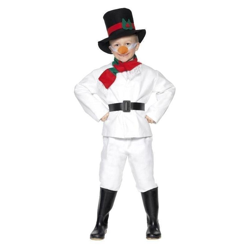 Snowman Costume Kids White_4