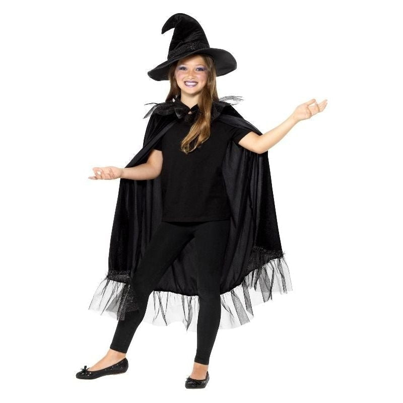 Size Chart Sparkly Witch Kit Kids Black