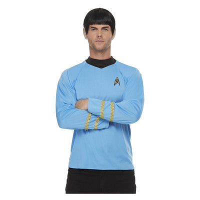 Star Trek Original Series Licensed Sciences Uniform Adult Blue_1