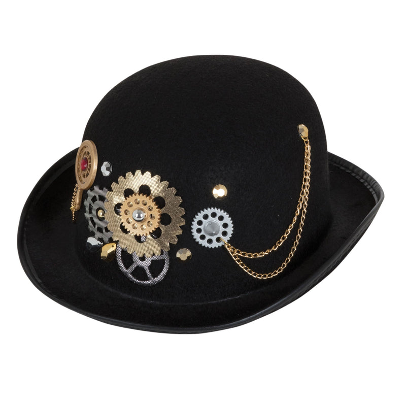 Steampunk Black Bowler_1