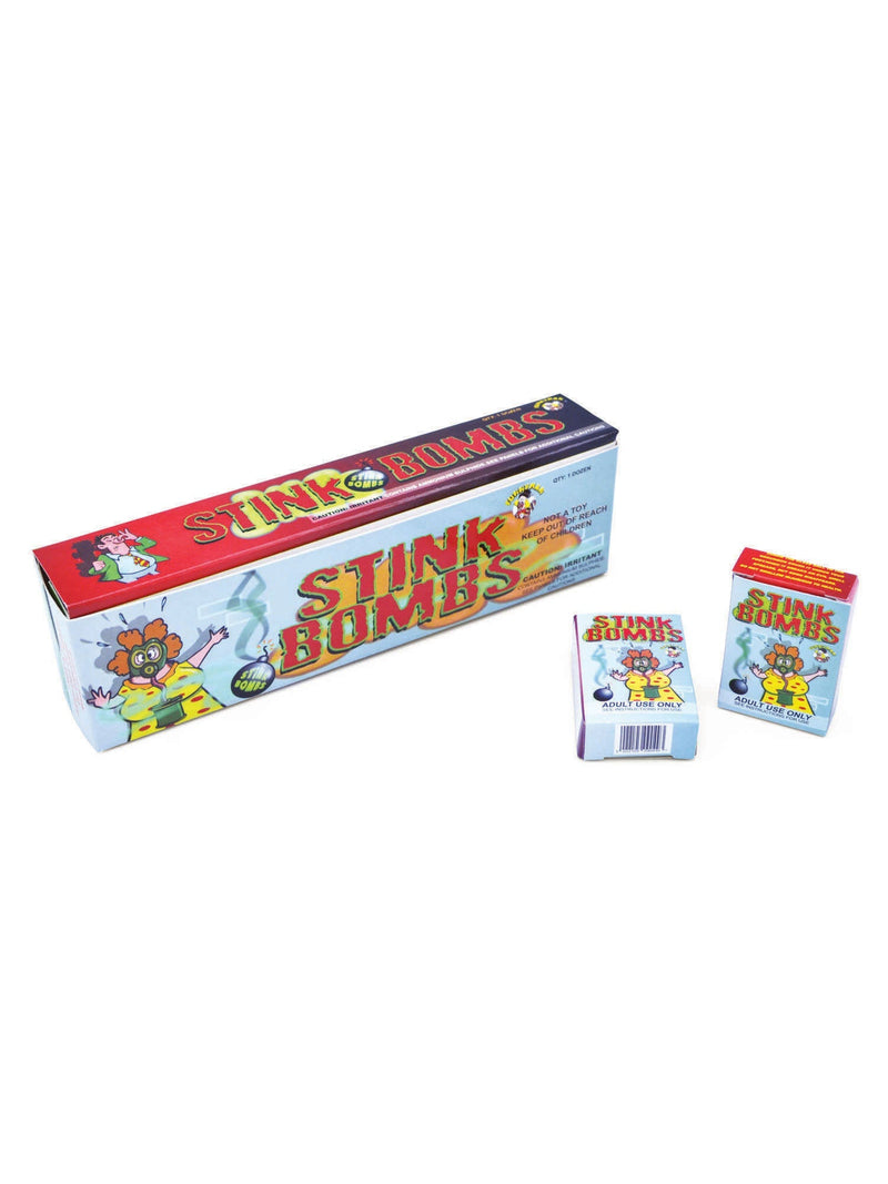 Size Chart Stink Bombs Joke Pack of 12