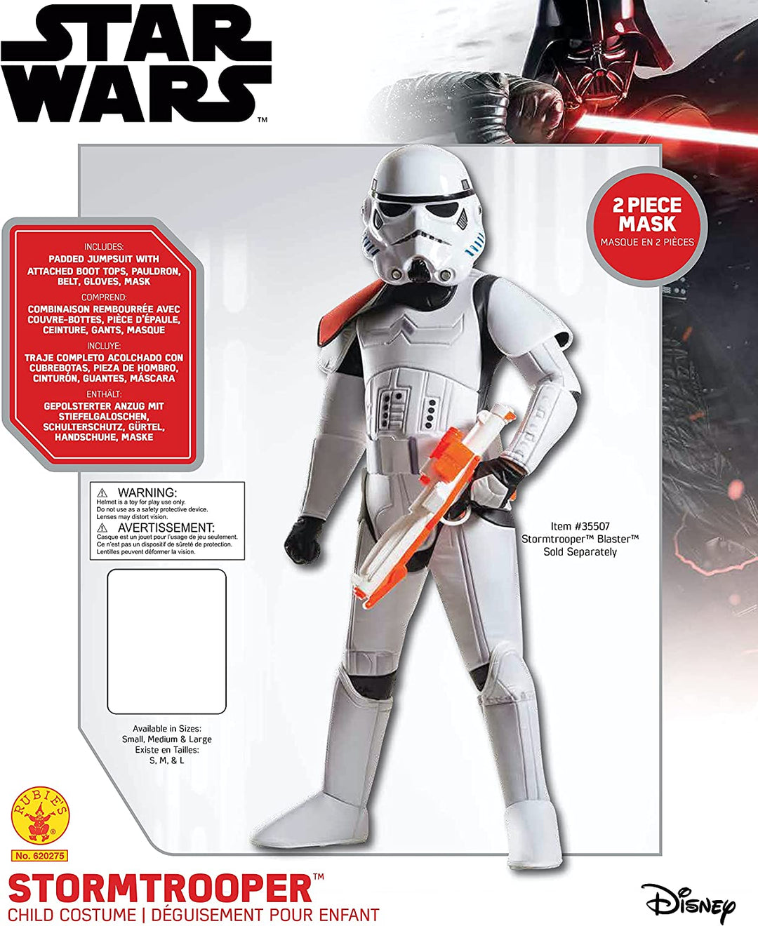 Stormtrooper Kids Costume Super Deluxe Star Wars – Mad