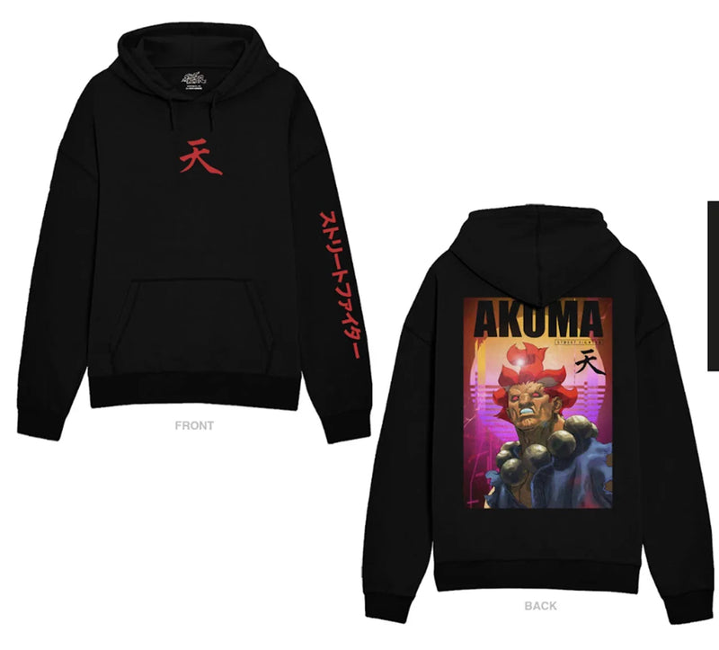 Street Fighter Akuma Reverse Hoodie_3