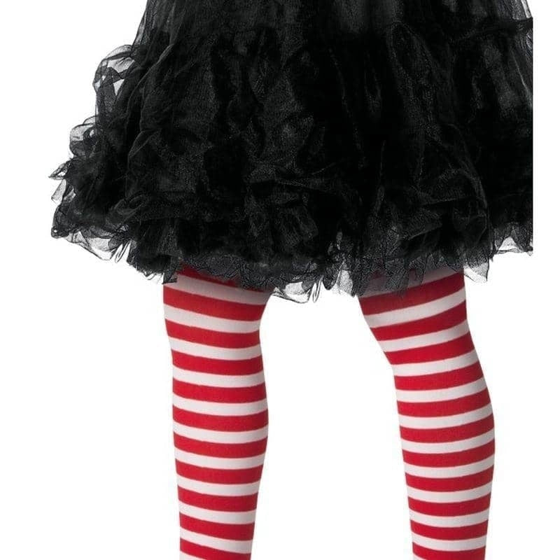 Striped Tights Childs Child Redandwhite_1