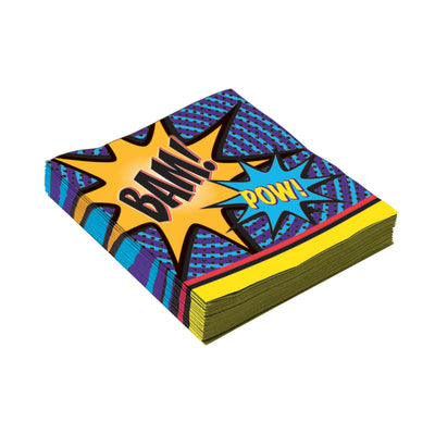 Super Hero Napkin 25cm 16 Pack_1