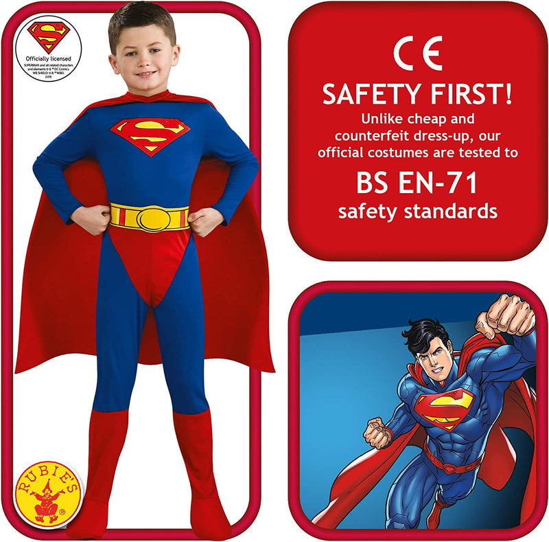 Superman Boys Jumpsuit DC Comics Costume_2