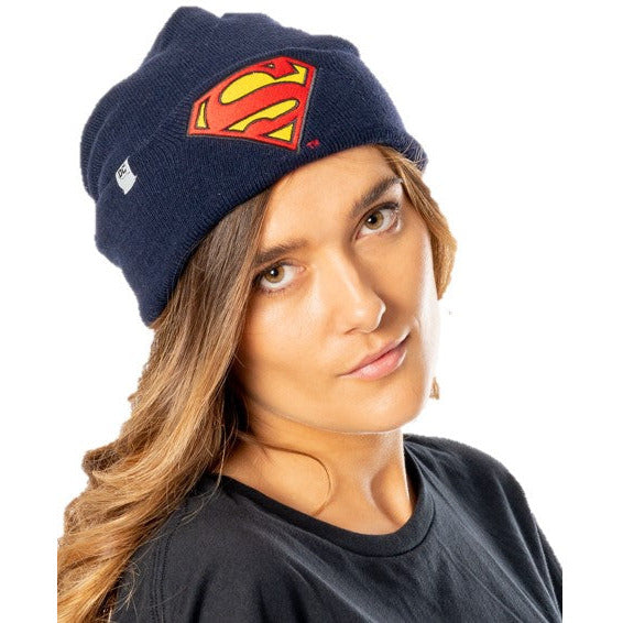 Superman Logo Classic Beanie DC Adult_1