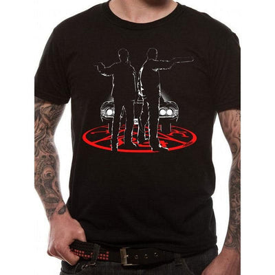 Supernatural Silhouette Unisex T-Shirt Adult_1