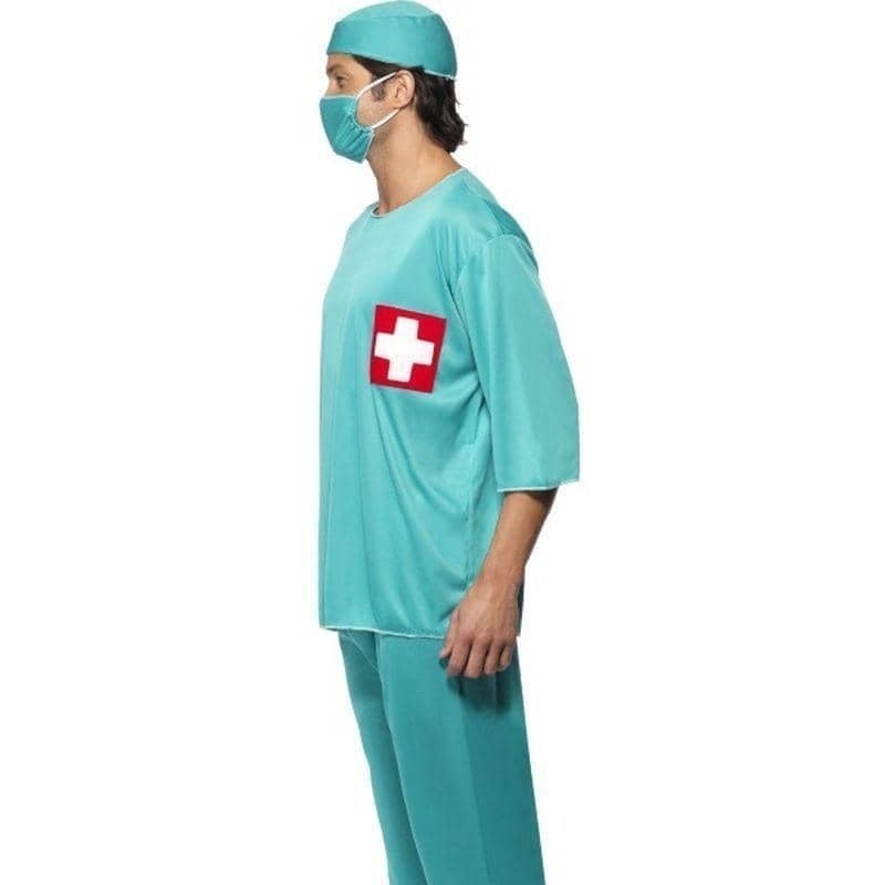 Surgeon Costume Adult Green_3