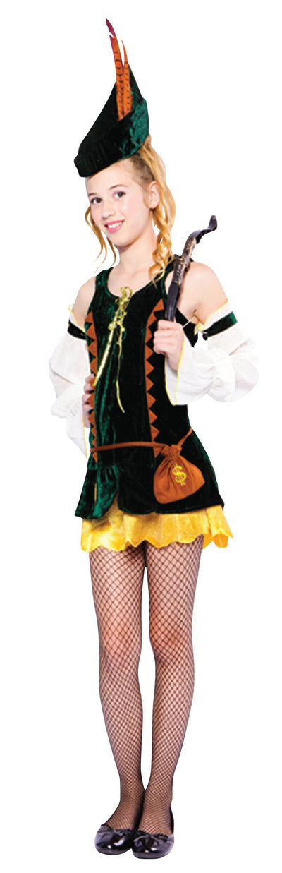 Hunter Girl Teen Costume Female Uk Size 6 10 28" 30" Chest_1 TC102