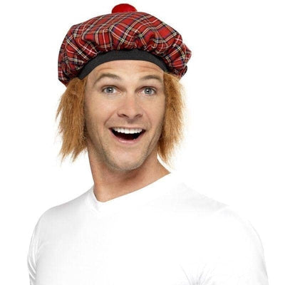 Tam O Shanter Tartan Adult Red Hat_1