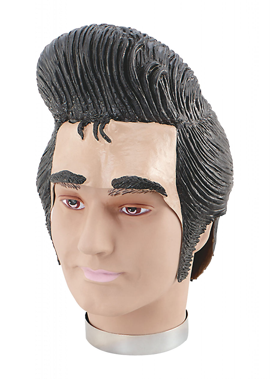 Teddyboy Headpiece Sideburns 1950s Elvis Costume Accessory Rubber Wig