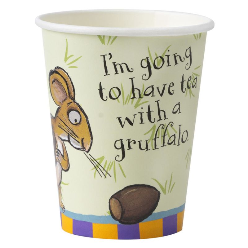 The Gruffalo Tableware Party Cups x8 Child Green Purple Multi Orange_1