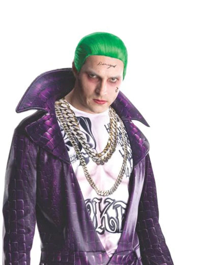 Joker Costume Mens Suicide Squad Deluxe Purple Jacket