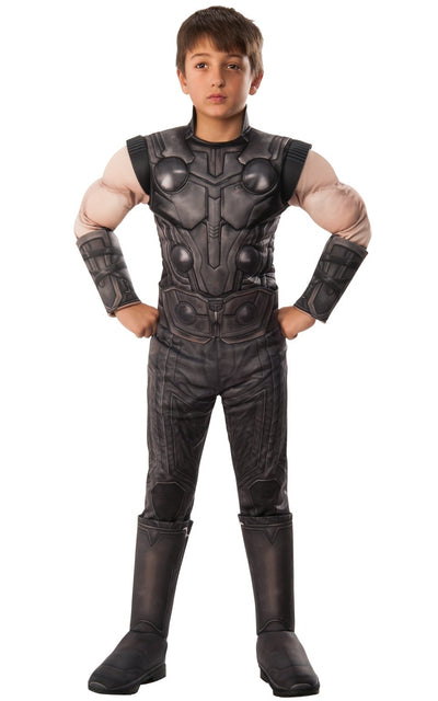 Thor Costume Infinity War Boys Muscle Padded Superhero_1