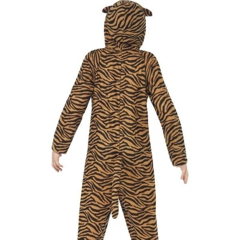 Tiger Costume Kids Orange Black Striped Jumpsuit_2