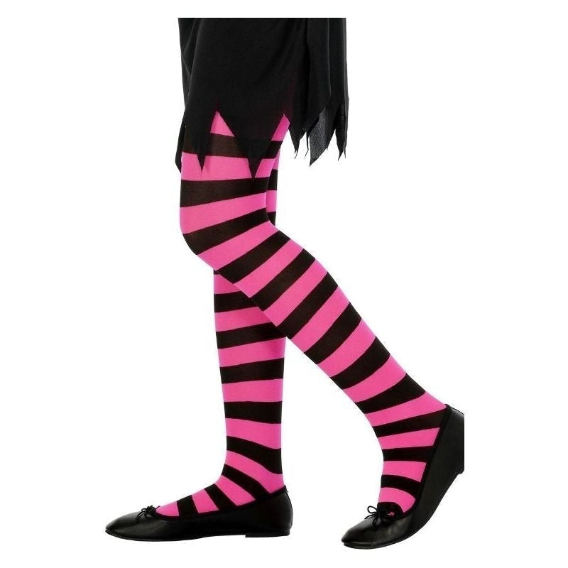 Tights Kids Black Fucsia_2