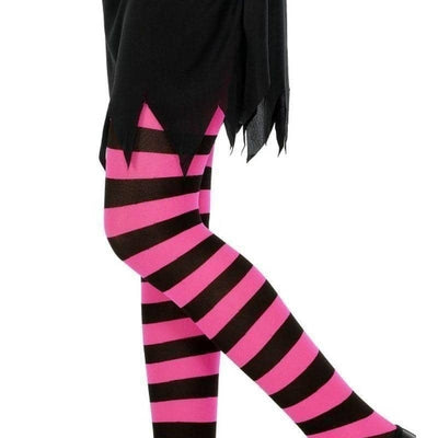 Tights Kids Black Fucsia_1