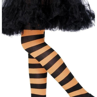 Tights Kids Orange Black_1