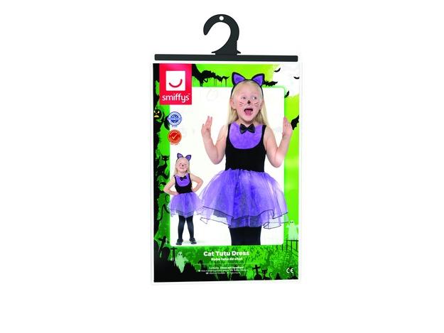 Toddler Cat Costume Child Black Purple_1