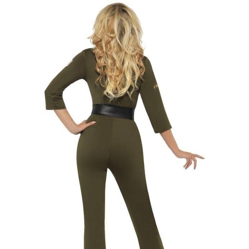 Top Gun Aviator Adult Green Jumpsuit_2