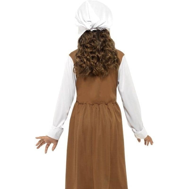 Tudor Girl Costume Kids Brown_4