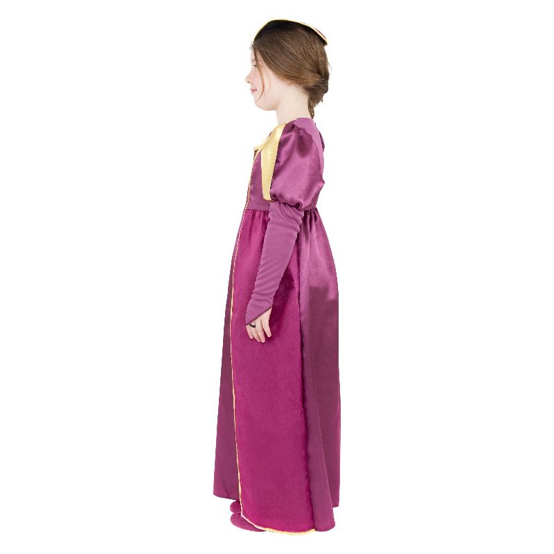 Tudor Girl Costume Purple Child_3