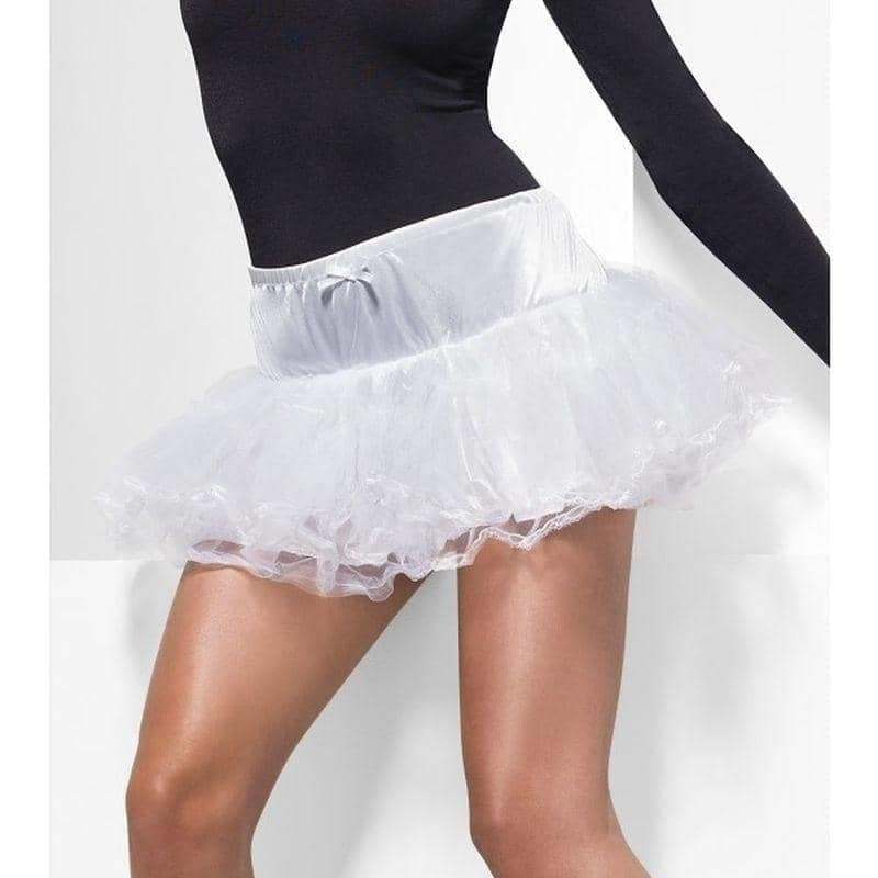 Tulle Petticoat Adult White_1