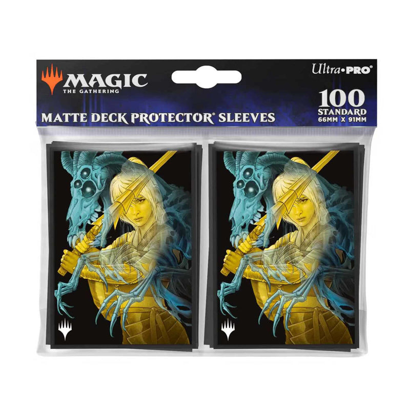 Magic: The Gathering - Duskmourn 100ct Deck Protector Sleeves Alt Art Key Character Mythic 1