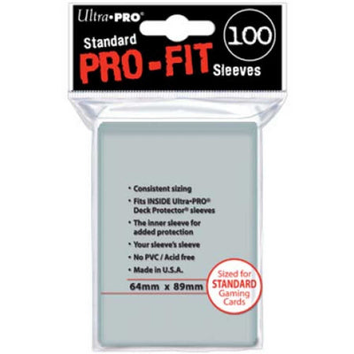 Pro-Fit Standard size Card Sleeve 100 ct (Unit)